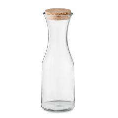 Recycled Glass Carafe With Cork Lid 1L PICCA