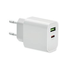 PORT - 2 port USB Charger EU Plug