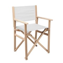RIMIES Foldable Wooden Beach Chair