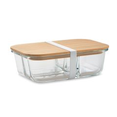 TUNDRA 3 Glass Lunch Box with Bamboo Lid