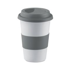 TRIBECA Ceramic Take Out Mug With Lid