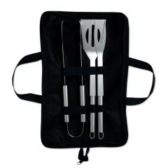 SHAKES Stainless Steel BBQ Tools Set In Pouch