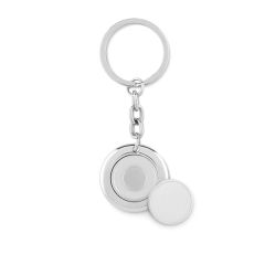 FLAT RING Metal Token Keyring