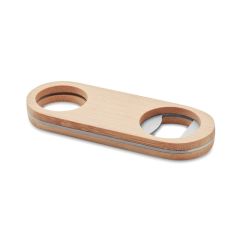 VALBAMPER Bamboo And Metal Bottle Opener
