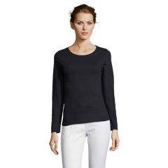 SOLS MAJESTIC Womens Long Sleeved T-Shirt Cotton