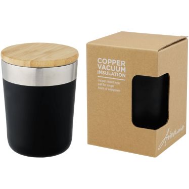 Lagan Insulated Travel Cup Stainless Steel With Bamboo Lid 300 ml