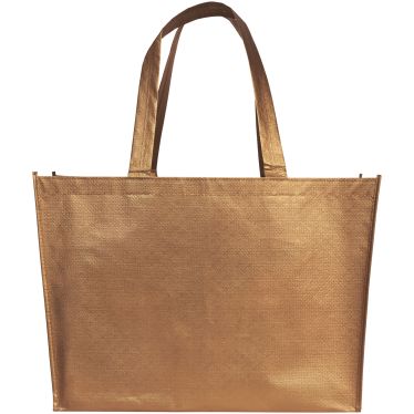 Alloy Metallic Shopping Tote Bag Laminated Non Woven