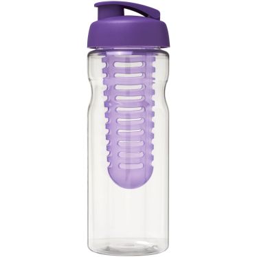 Eco H2O Active Base Sport Infuser Bottle Flip Lid 650 ml 