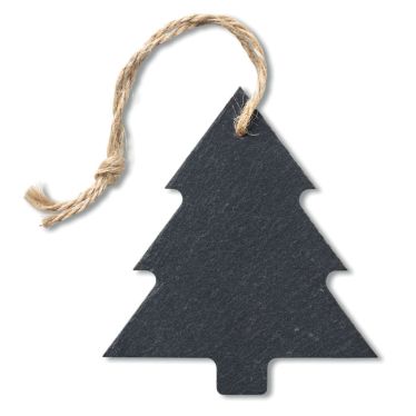 SLATETREE Slate Christmas Tree Hanging Decoration
