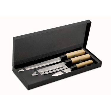 TAKI Japanese Knife Set In Black Gift Box