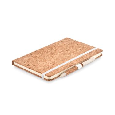 SUBER SET Eco Cork A5 Notebook And Pen Set
