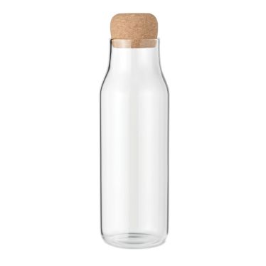 OSNA BIG Glass Bottle With Cork Lid 1L