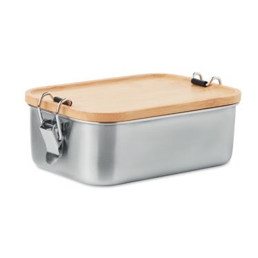 SONABOX Stainless Steel Lunch Box With Bamboo Lid