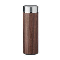 BATUMI OAK Wood Vacuum Flask Stainless Steel 400ml