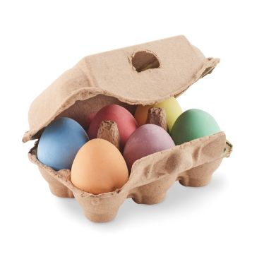TAMAGO Chalk Eggs In Easter Card Box