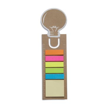 IDEA Recycled Bookmark With Coloured Sticky Notes Page Markers