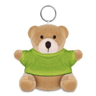 NIL Teddy Bear Wearing T Shirt Keyring 