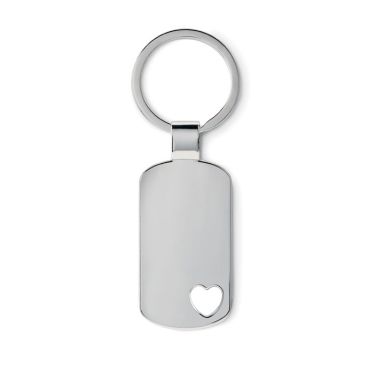 CORAZON Metal Keyring With Heart Detail