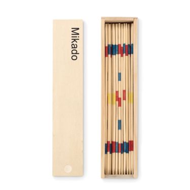 MINI MIKADO Pick Up Sticks Game In Wooden Box