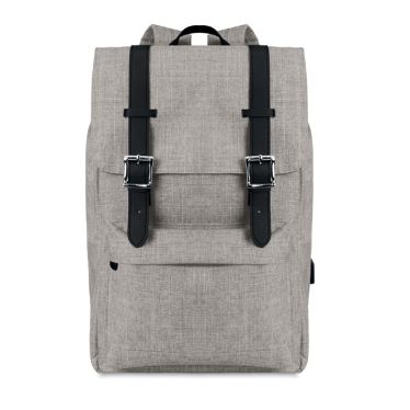 RIGA Laptop Backpack With USB Charging Cable