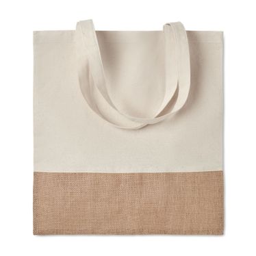 INDIA TOTE Eco Jute And Cotton Shopping Bag