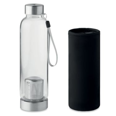 UTAH TEA Borosilicate Glass Bottle With Tea Infuser