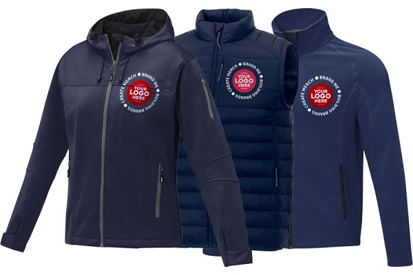 Branded recycled-cotton t-shirt with company logo, eco promotional apparel UK